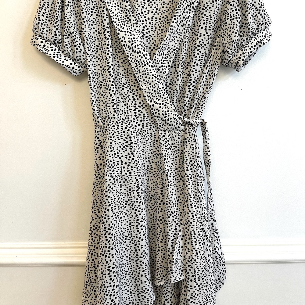 Polka dot tie dress